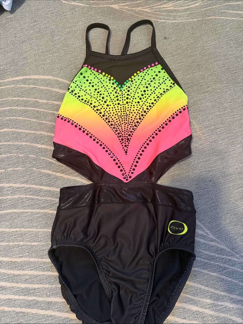 Chalk Warrior Electric Elegance Leotard - AXS - Like new!